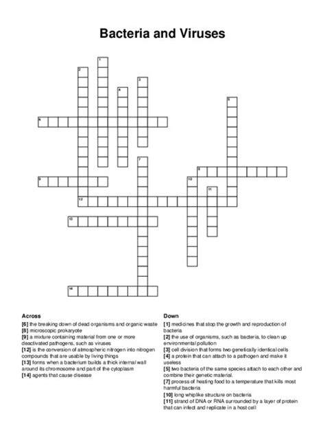 microbes crossword clue|microbes crossword clue 7 letters.